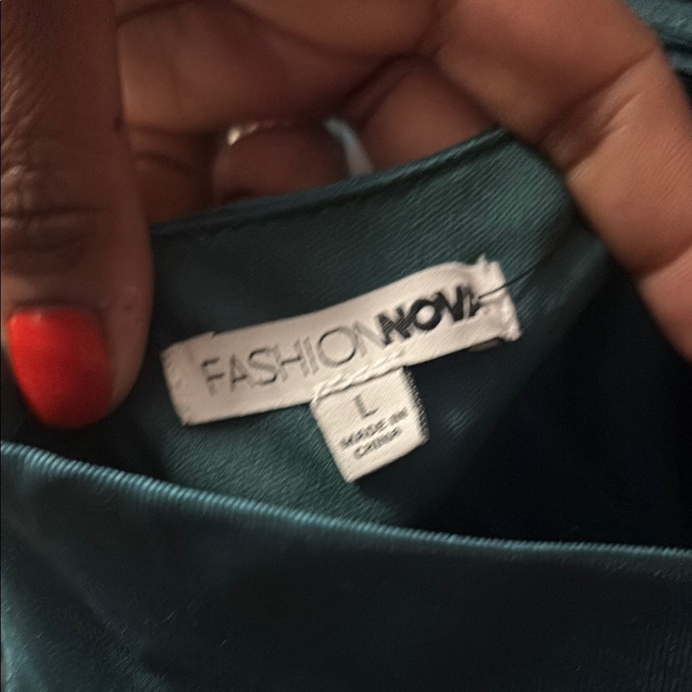 Fashion Nova Green Mini Dress - Picture 3 of 5